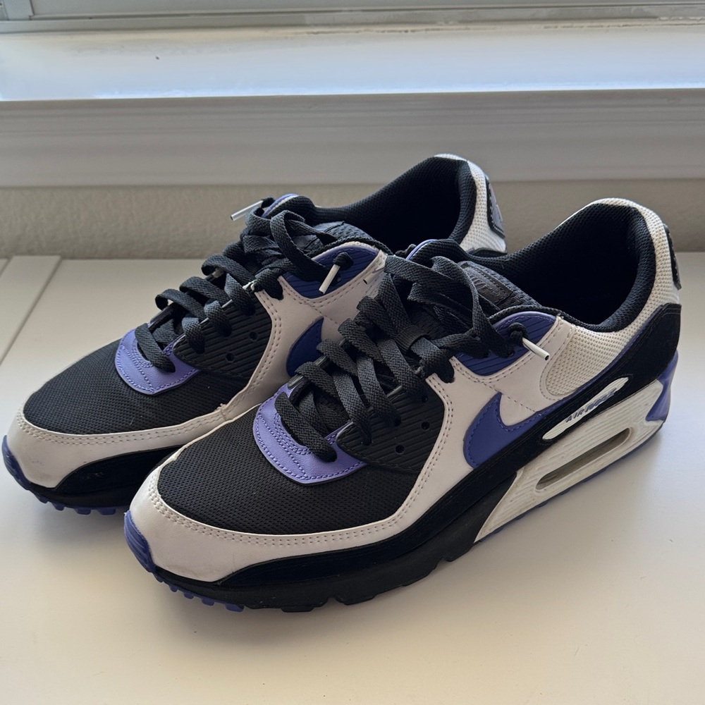 Nike Air Max in Black, White & Purple Accent